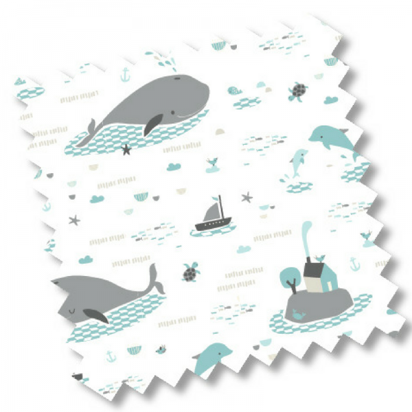 millemarille | Ersatzbezug Stillkissen 175cm - SAVE THE WHALES