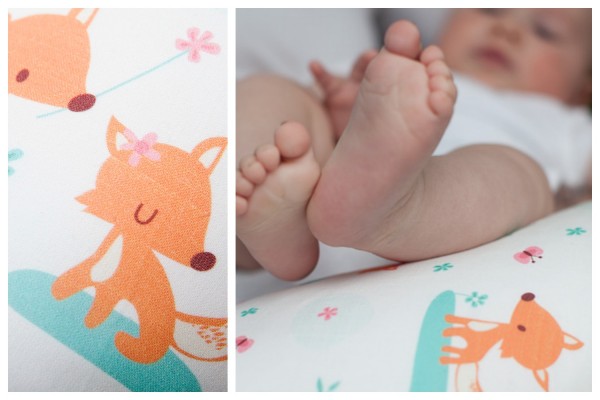 millemarille stillkissen nursing pillow füchse foxes